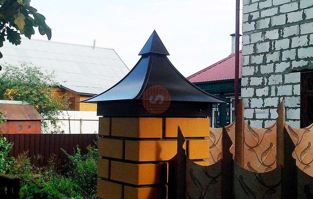 на забор Пагода